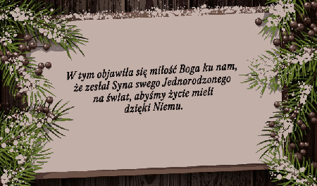 W tym objawiła się miłość Boga ku nam
